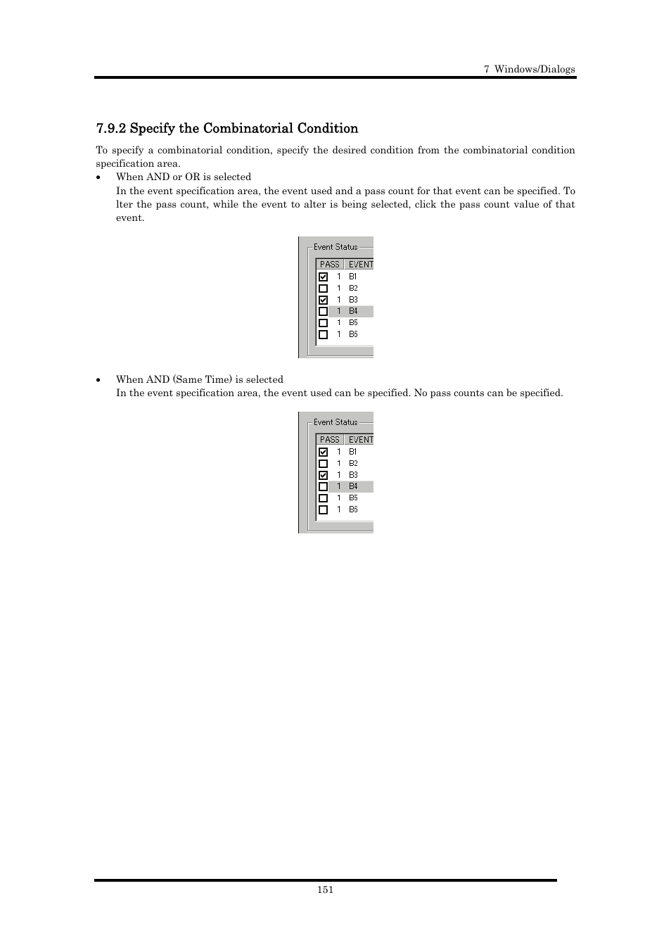 2 specify the combinatorial condition | Renesas Emulator Debugger M16C PC4701 User Manual | Page 165 / 296