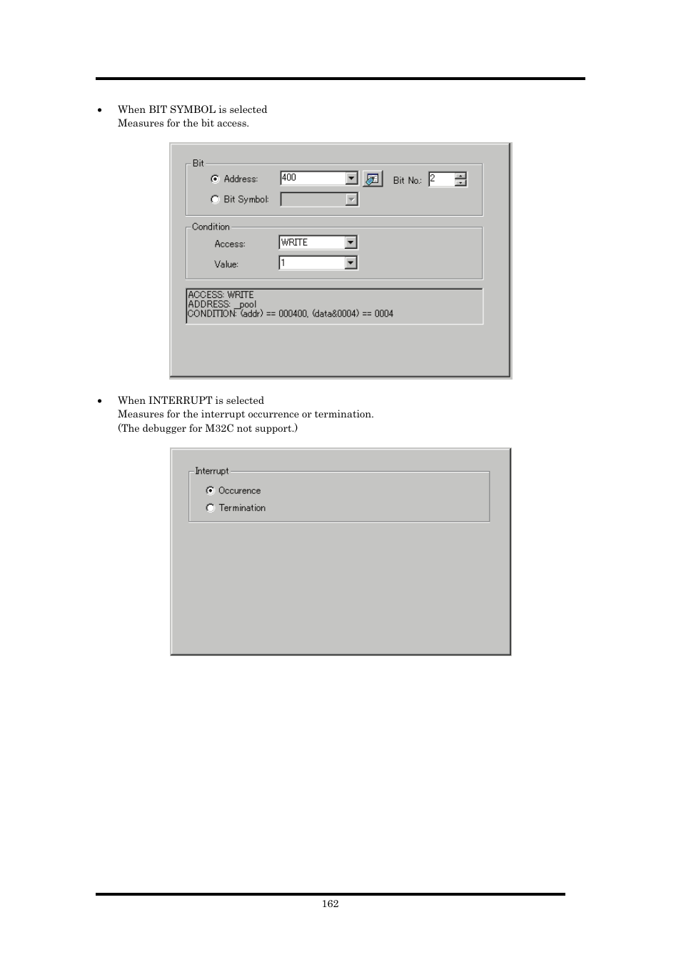 Renesas Emulator Debugger M16C PC4701 User Manual | Page 176 / 296