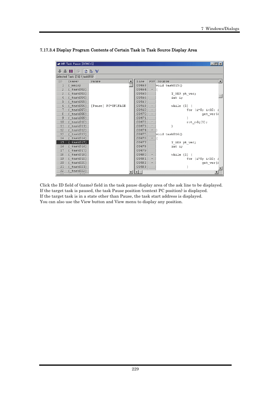 Renesas Emulator Debugger M16C PC4701 User Manual | Page 243 / 296