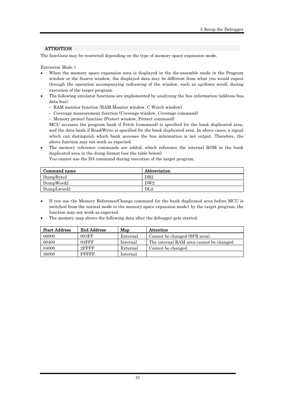 Renesas Emulator Debugger M16C PC4701 User Manual | Page 55 / 296