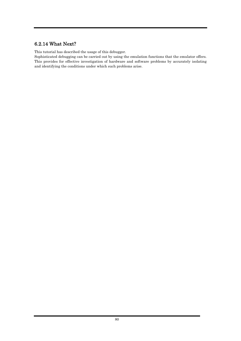 14 what next | Renesas Emulator Debugger M16C PC4701 User Manual | Page 94 / 296