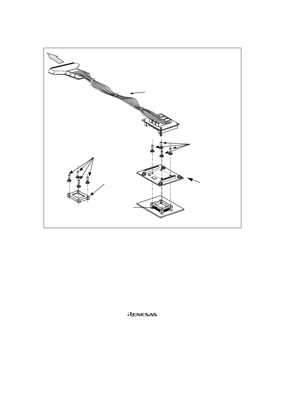 Figure 1 hs2138ecn61h user system interface cable | Renesas H8S/2138 Series User Manual | Page 6 / 19