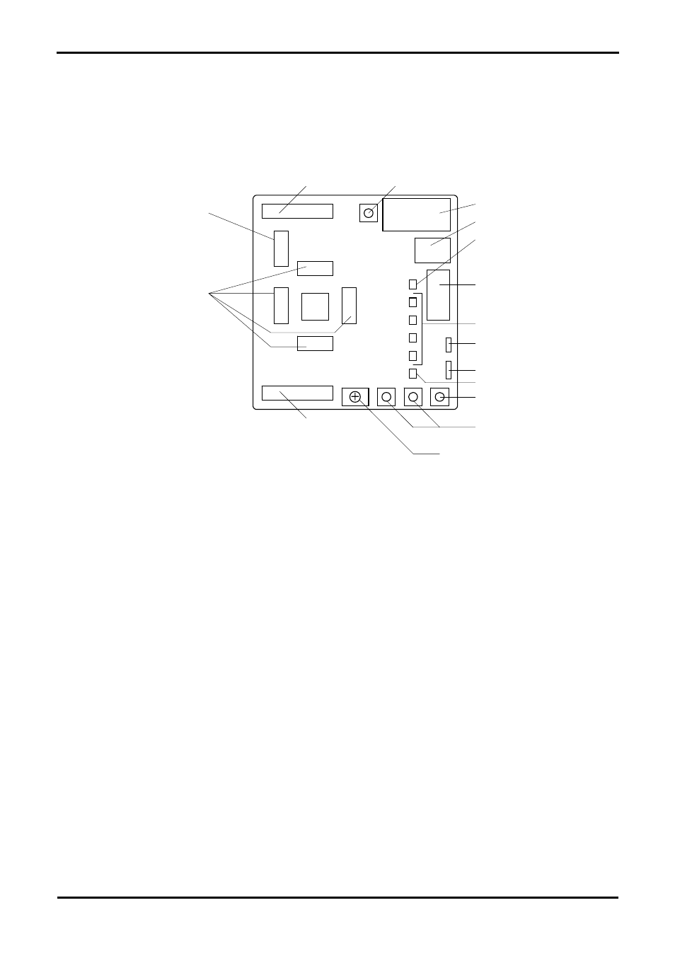 Chapter 4. board layout, Component layout | Renesas R8C/25 User Manual | Page 8 / 27