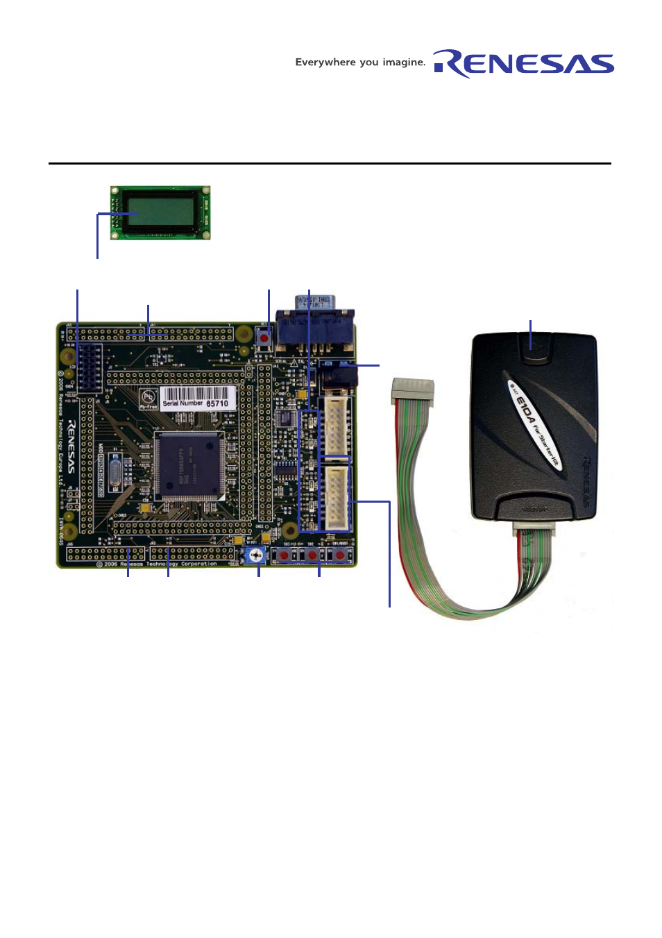 Quick start, Renesas starter kit for sh7086 | Renesas Renasas Single-Chip Microcomputer SH7086 User Manual | Page 3 / 6