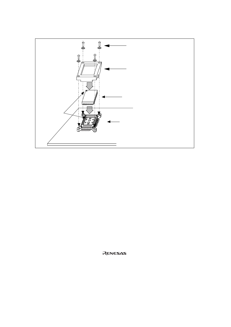 Figure 8 installing mcu to user system | Renesas FP-80B User Manual | Page 18 / 22