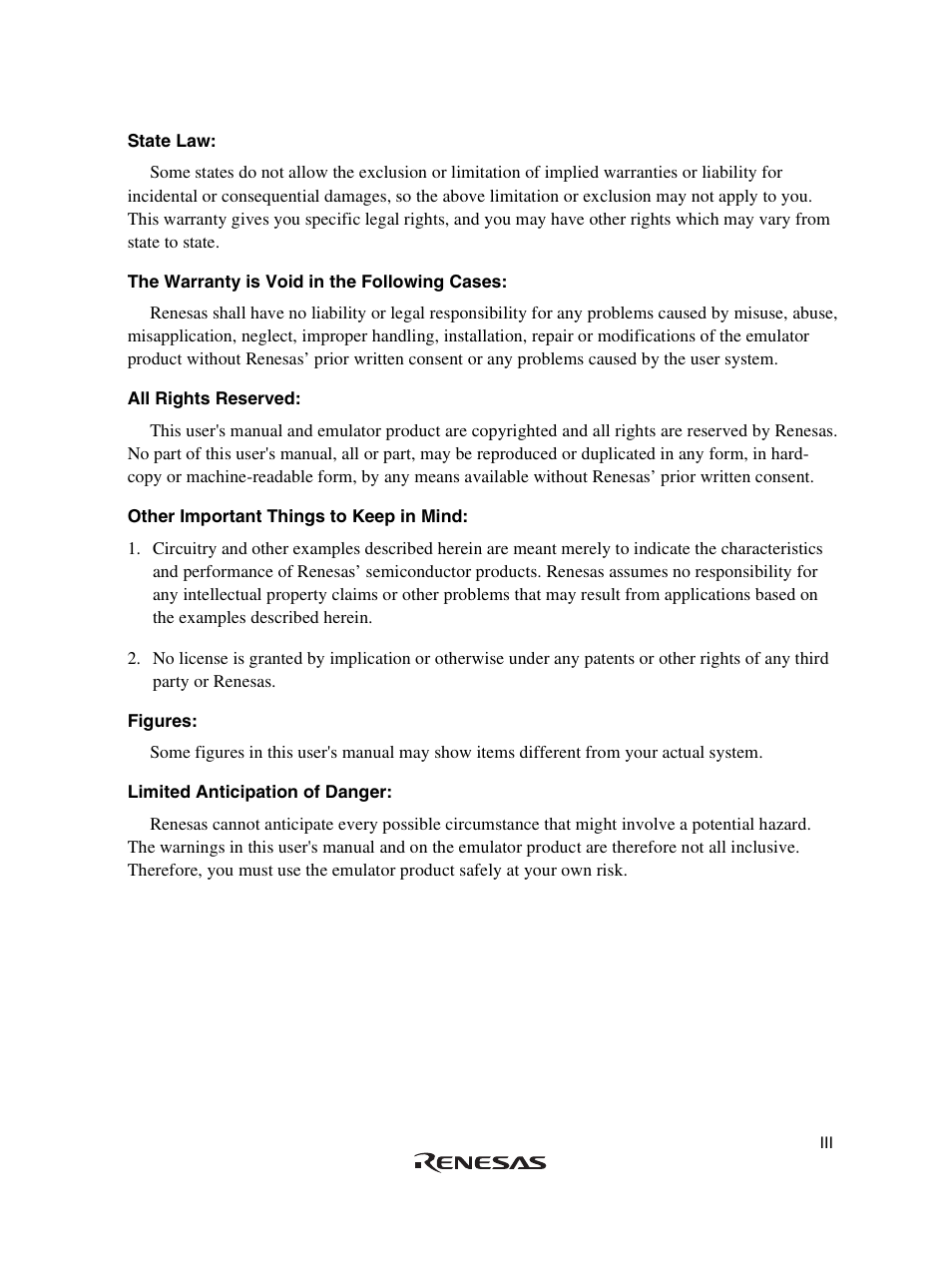 Renesas User System Interface Cable HS36049ECH61H User Manual | Page 9 / 36