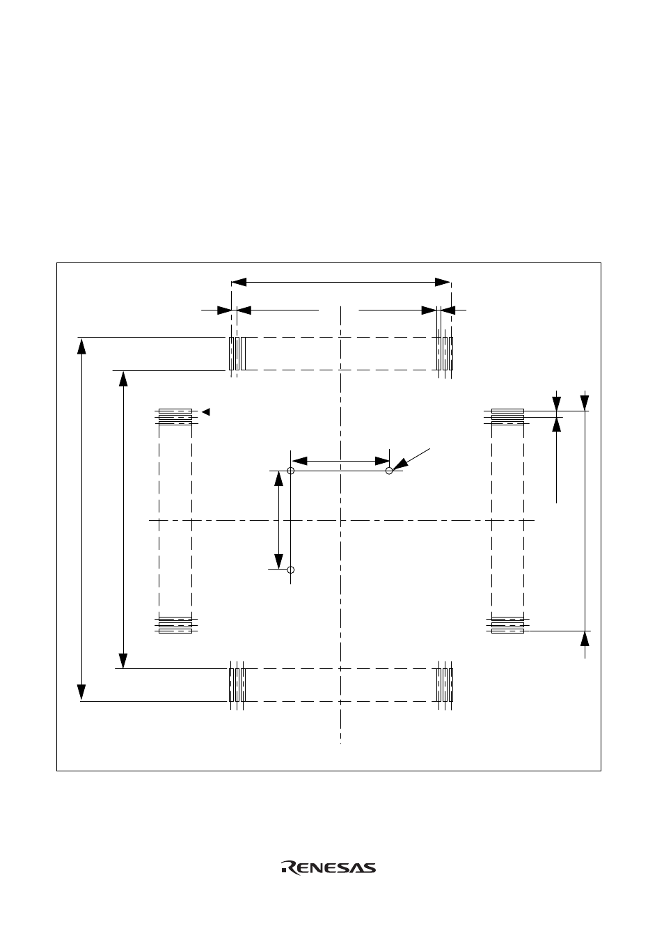 3 recommended dimensions for user system mount pad | Renesas H8S/2168 User Manual | Page 17 / 29