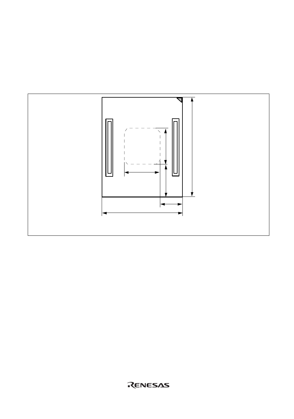 4 dimensions for user system interface cable head | Renesas H8S/2168 User Manual | Page 18 / 29