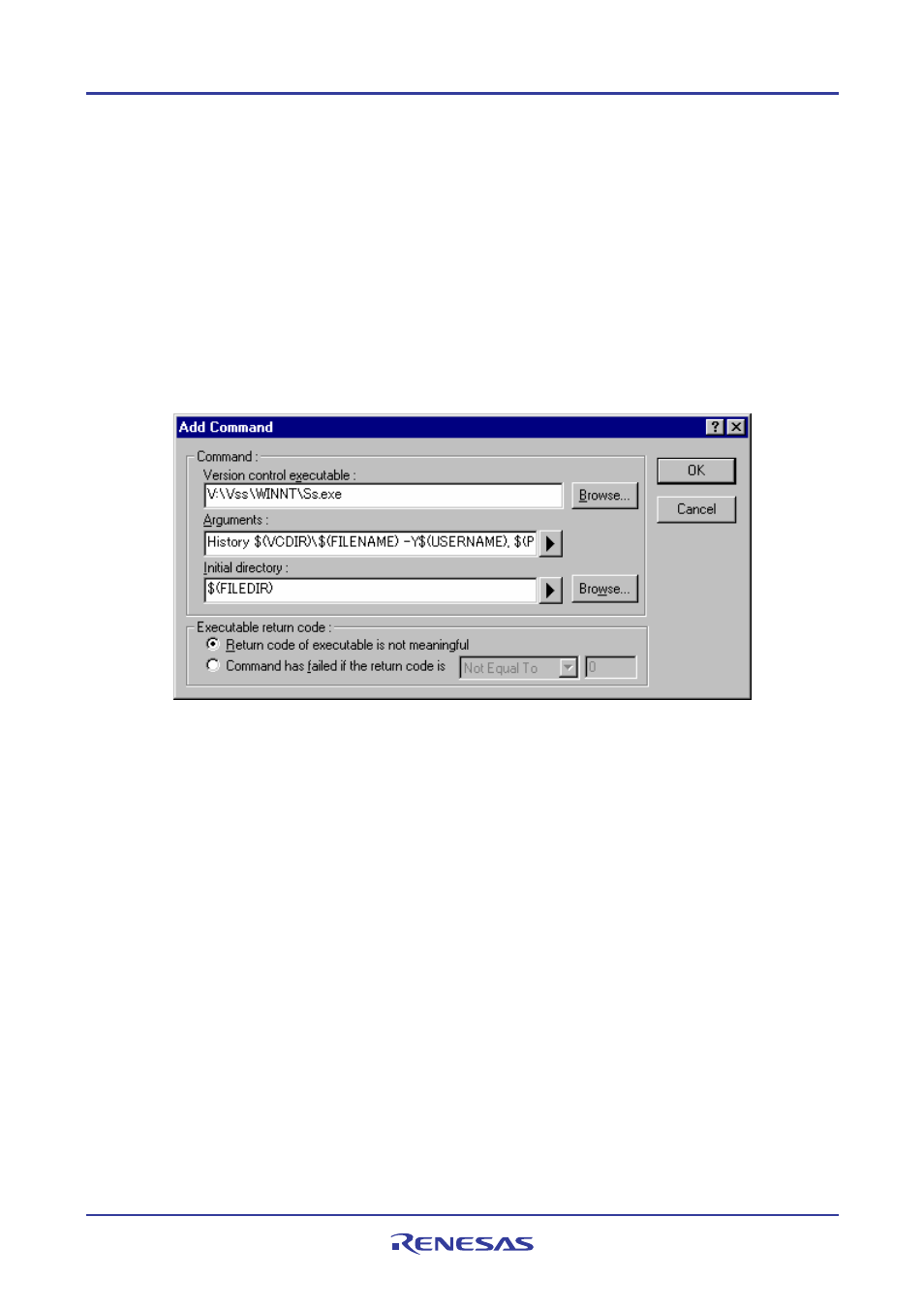2 defining version control commands | Renesas REJ10J1837-0100 User Manual | Page 155 / 439