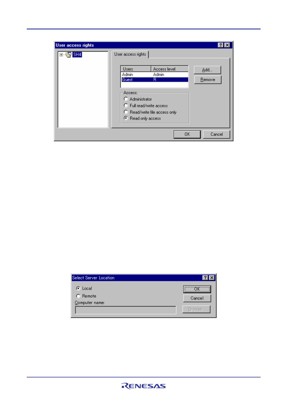 5 changing your password | Renesas REJ10J1837-0100 User Manual | Page 191 / 439