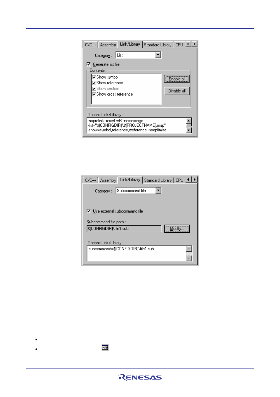 1 managing section settings, 1 opening the map section information window | Renesas REJ10J1837-0100 User Manual | Page 205 / 439