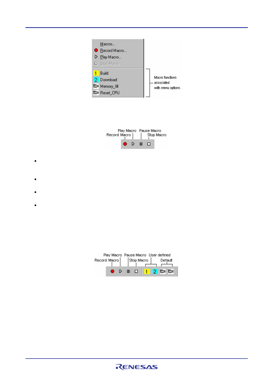 2 using the macro dialog box | Renesas REJ10J1837-0100 User Manual | Page 229 / 439