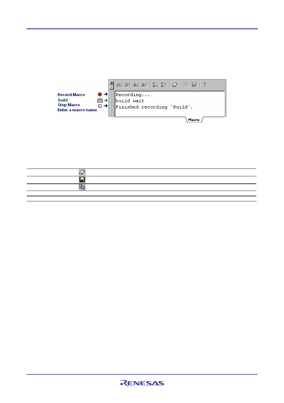 9 configuring the macro tab of the output window | Renesas REJ10J1837-0100 User Manual | Page 246 / 439