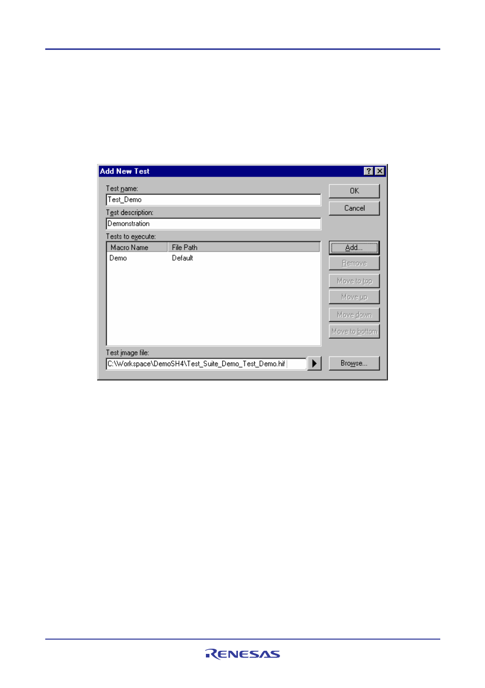 4 adding tests to the test suite | Renesas REJ10J1837-0100 User Manual | Page 250 / 439