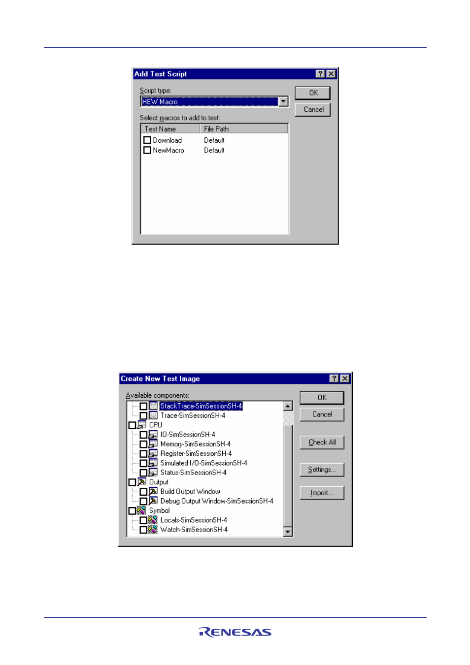 5 creating a test image file | Renesas REJ10J1837-0100 User Manual | Page 251 / 439