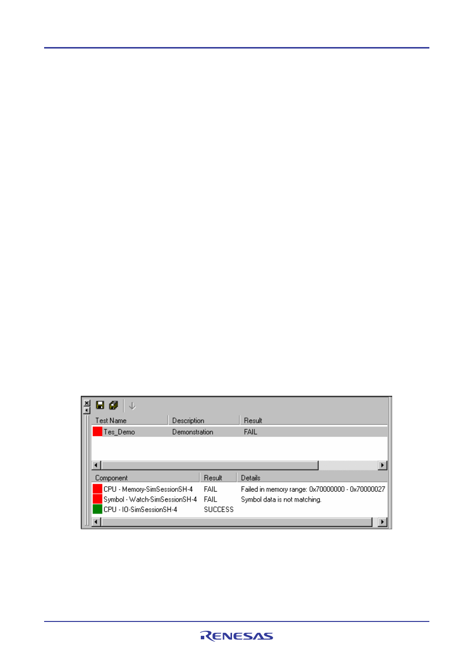 9 using the test browser | Renesas REJ10J1837-0100 User Manual | Page 272 / 439