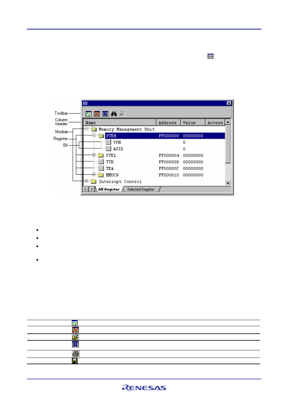 1 opening the io window | Renesas REJ10J1837-0100 User Manual | Page 350 / 439