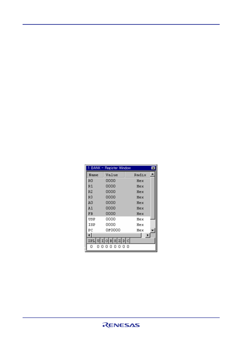 2 changing the register display radix, 3 switching register bank | Renesas REJ10J1837-0100 User Manual | Page 356 / 439