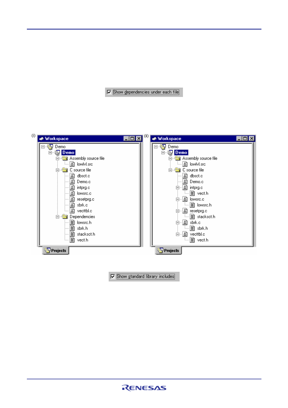 10 configuring the workspace window | Renesas REJ10J1837-0100 User Manual | Page 75 / 439