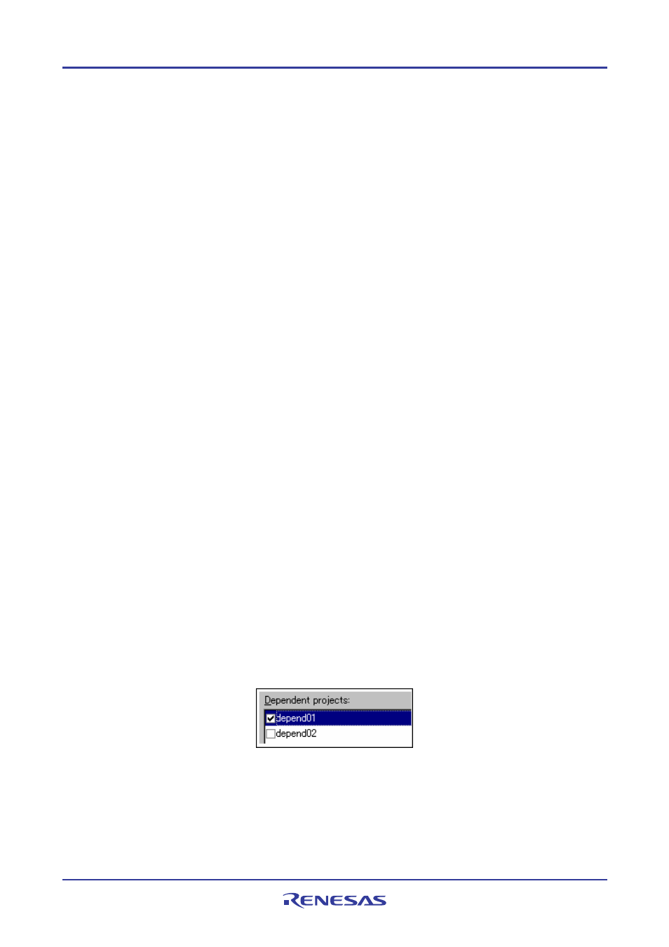 13 specifying dependencies between projects | Renesas REJ10J1837-0100 User Manual | Page 78 / 439