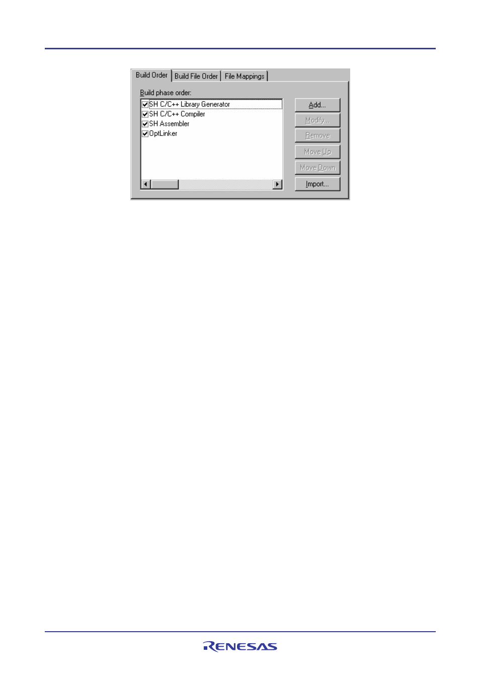 2 creating a custom build phase | Renesas REJ10J1837-0100 User Manual | Page 81 / 439