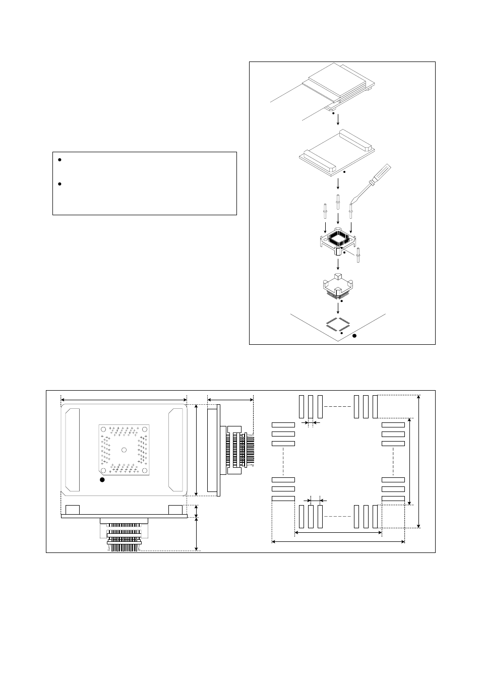 Connection procedure, External dimensions and a sample foot pattern, See figure 3) | Renesas M3T-F160-100NSD User Manual | Page 5 / 6