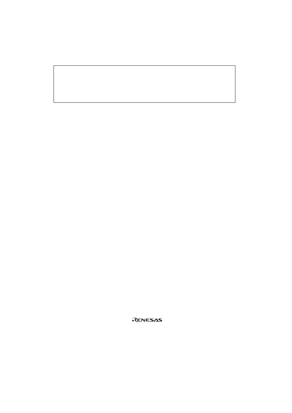 Section 1 configuration, Caution | Renesas H8/3337Y Series User Manual | Page 5 / 19