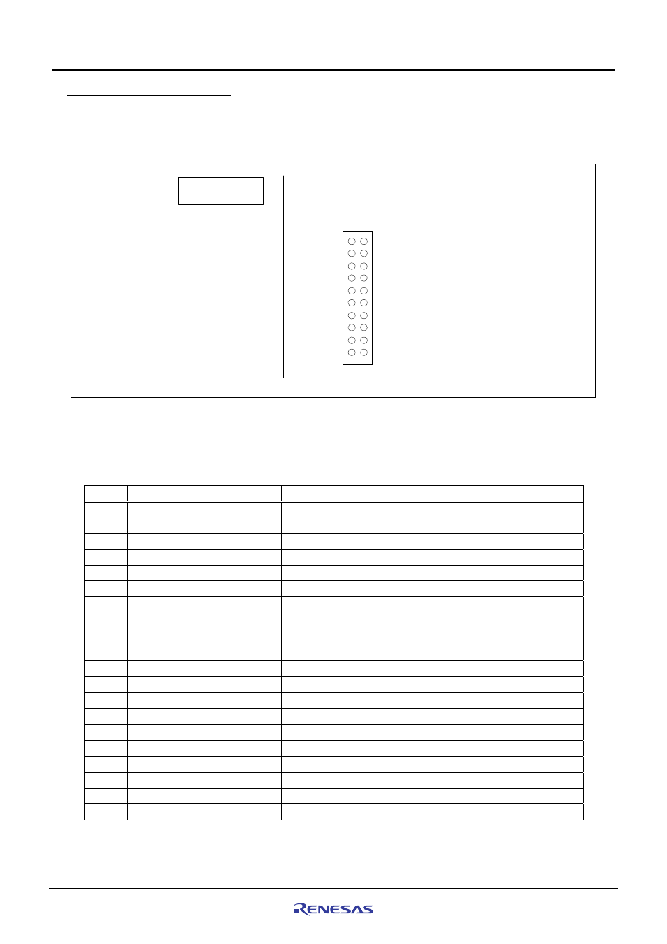 7 extension connector (j14), Operational specifications | Renesas SuperH M3A-HS86 User Manual | Page 52 / 70