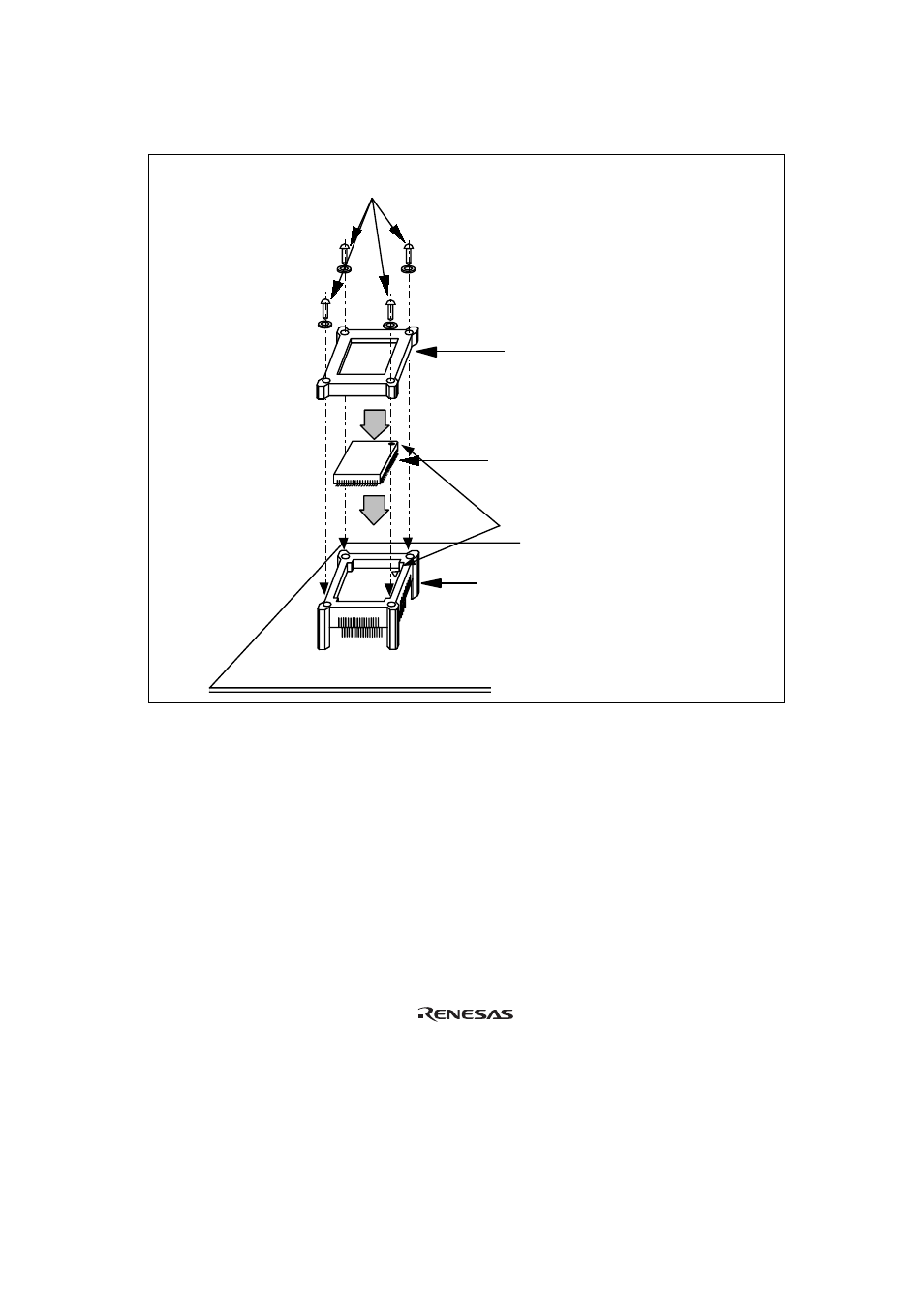 Figure 8 installing mcu to user system | Renesas H8/3644 Series User Manual | Page 19 / 24