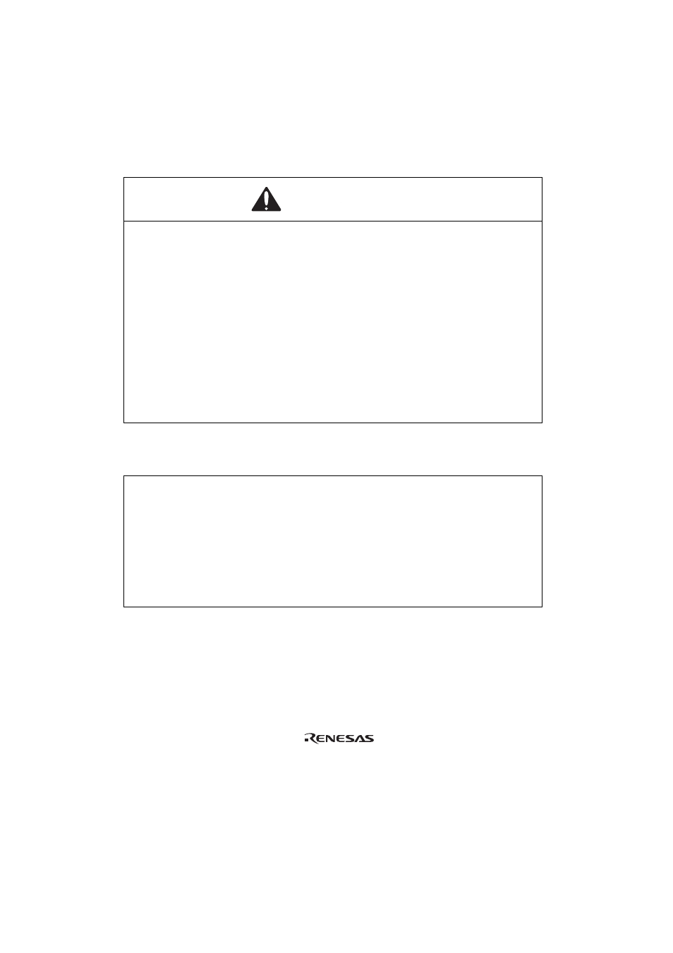 Section 2 connection procedures, Warning, Caution | Renesas H8/3644 Series User Manual | Page 9 / 24