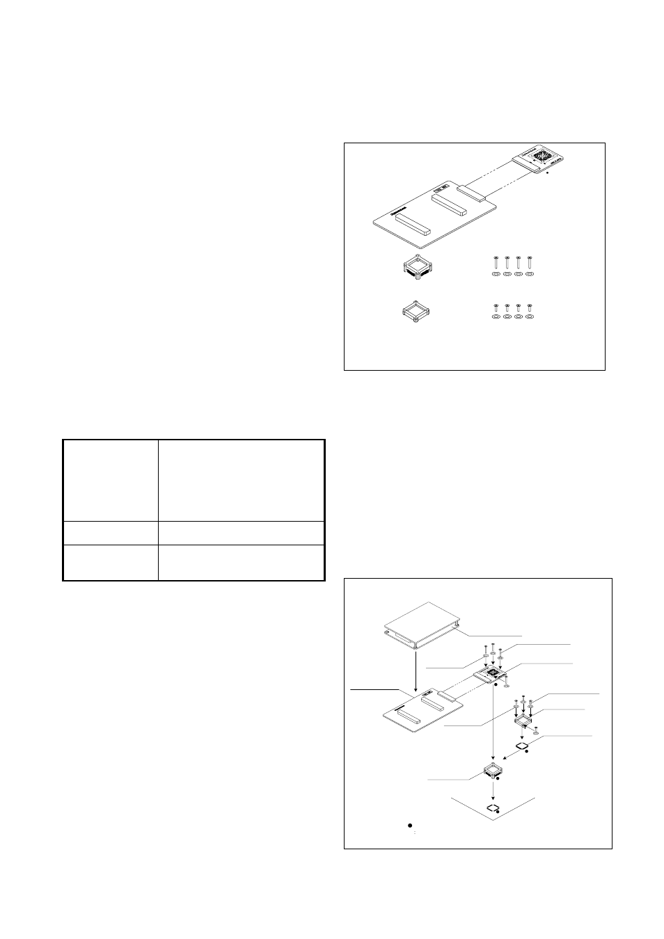 Outline, Package components, Specifications | Usage, Package components (see figure 1), Usage (see figure 2) | Renesas R0E436640CFK20 User Manual | Page 4 / 6