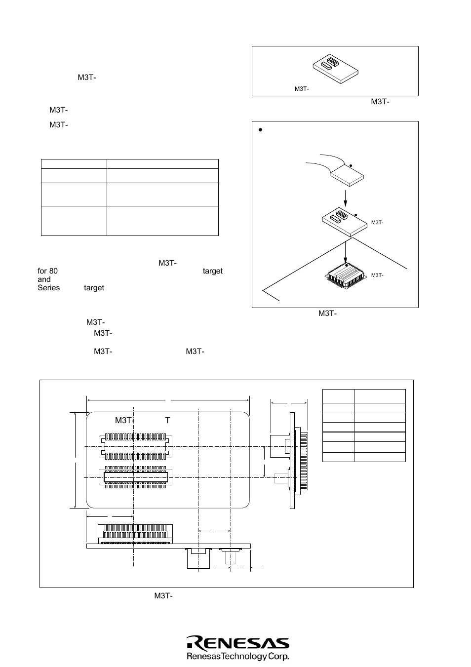 Description 2. package components, 2/3) 4. application, External dimensions of m3t- flx-dct613 | Connection procedure, Bc d 45.0, Specifications | Renesas M3T-FLX-DCT613 User Manual | Page 2 / 3