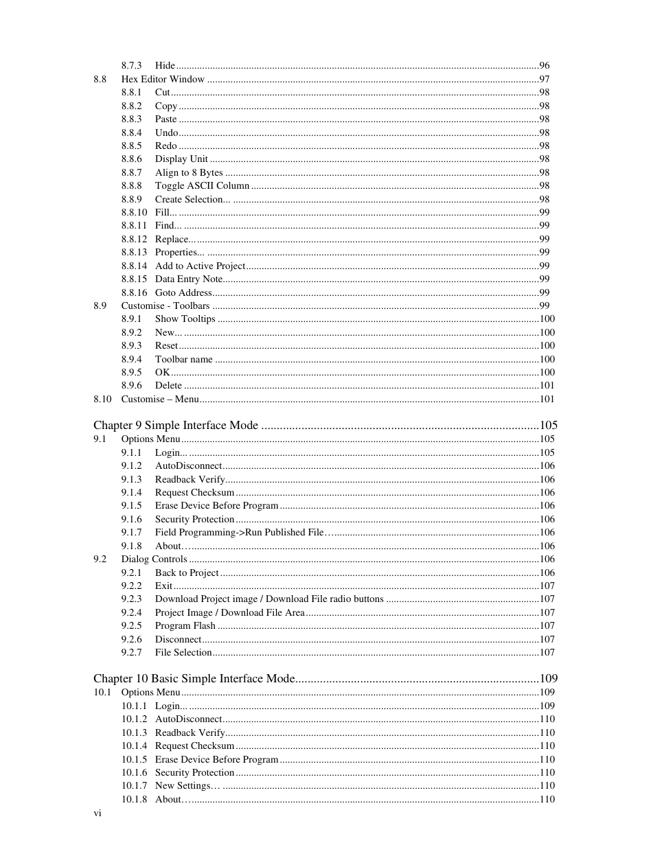 Renesas Single-Chip Microcomputer M306NKT3 User Manual | Page 10 / 147