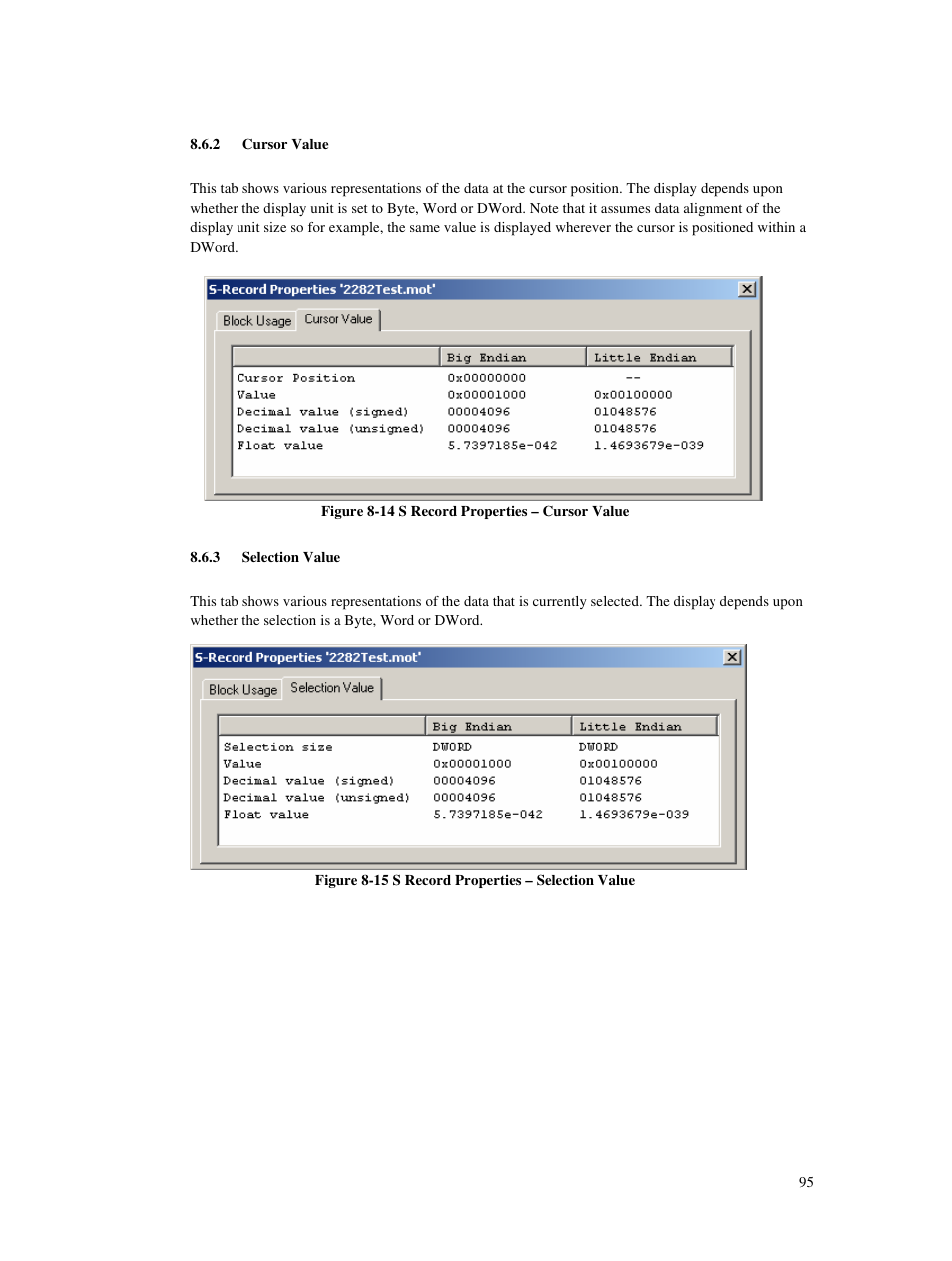 2 cursor value, 3 selection value | Renesas Single-Chip Microcomputer M306NKT3 User Manual | Page 111 / 147