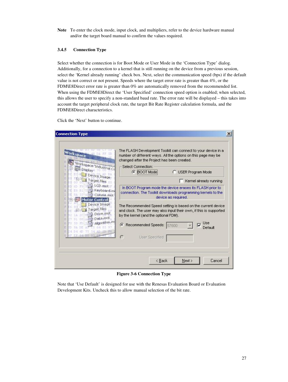 5 connection type | Renesas Single-Chip Microcomputer M306NKT3 User Manual | Page 43 / 147