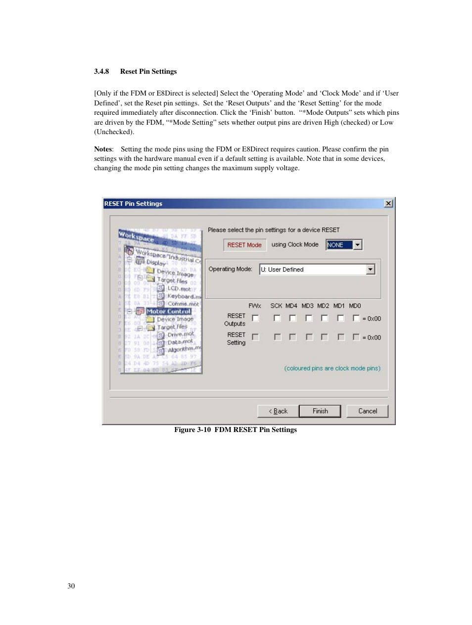 8 reset pin settings | Renesas Single-Chip Microcomputer M306NKT3 User Manual | Page 46 / 147