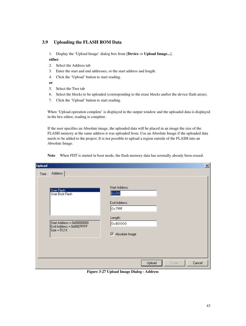 9 uploading the flash rom data | Renesas Single-Chip Microcomputer M306NKT3 User Manual | Page 59 / 147
