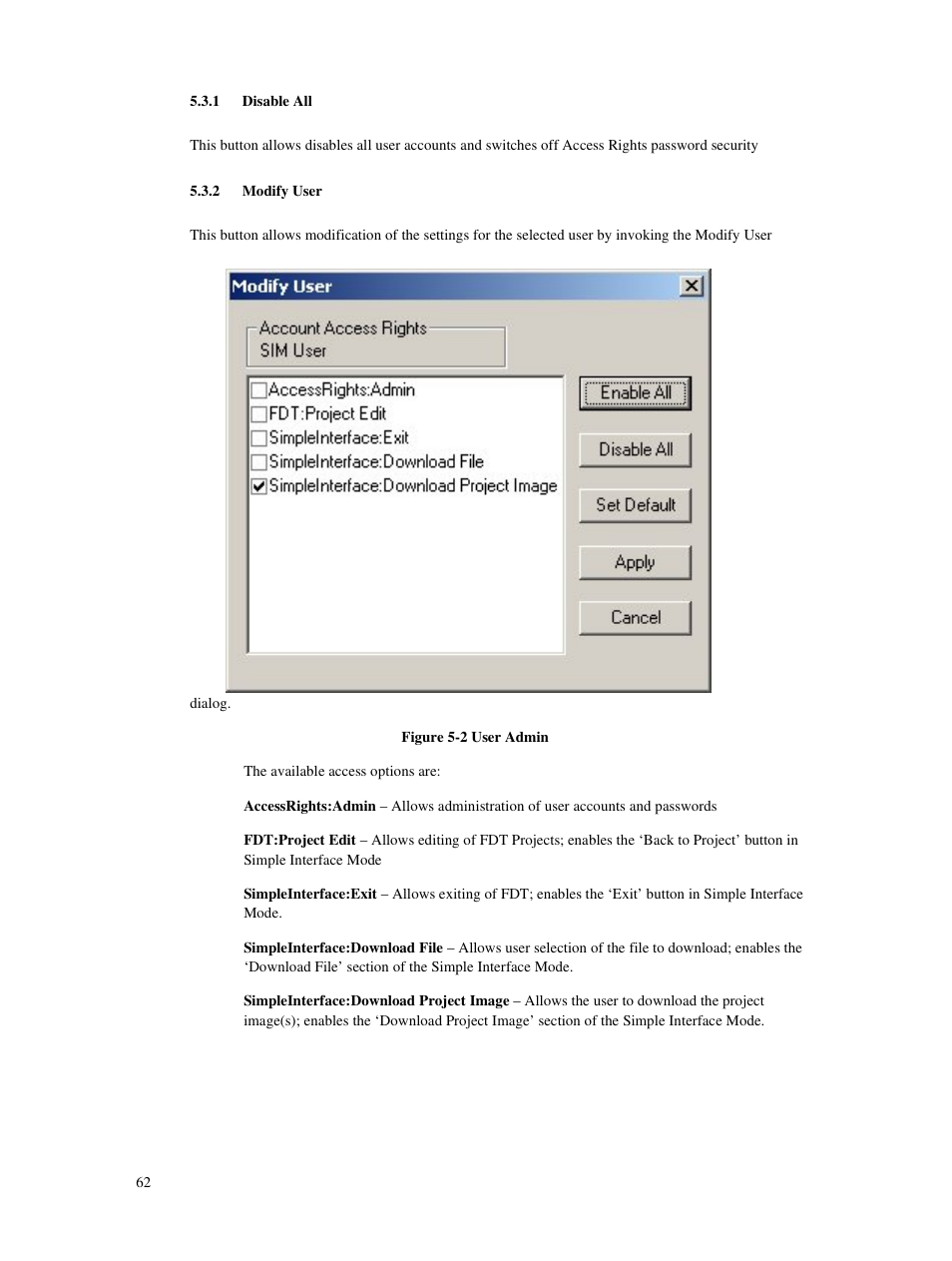 1 disable all, 2 modify user | Renesas Single-Chip Microcomputer M306NKT3 User Manual | Page 78 / 147