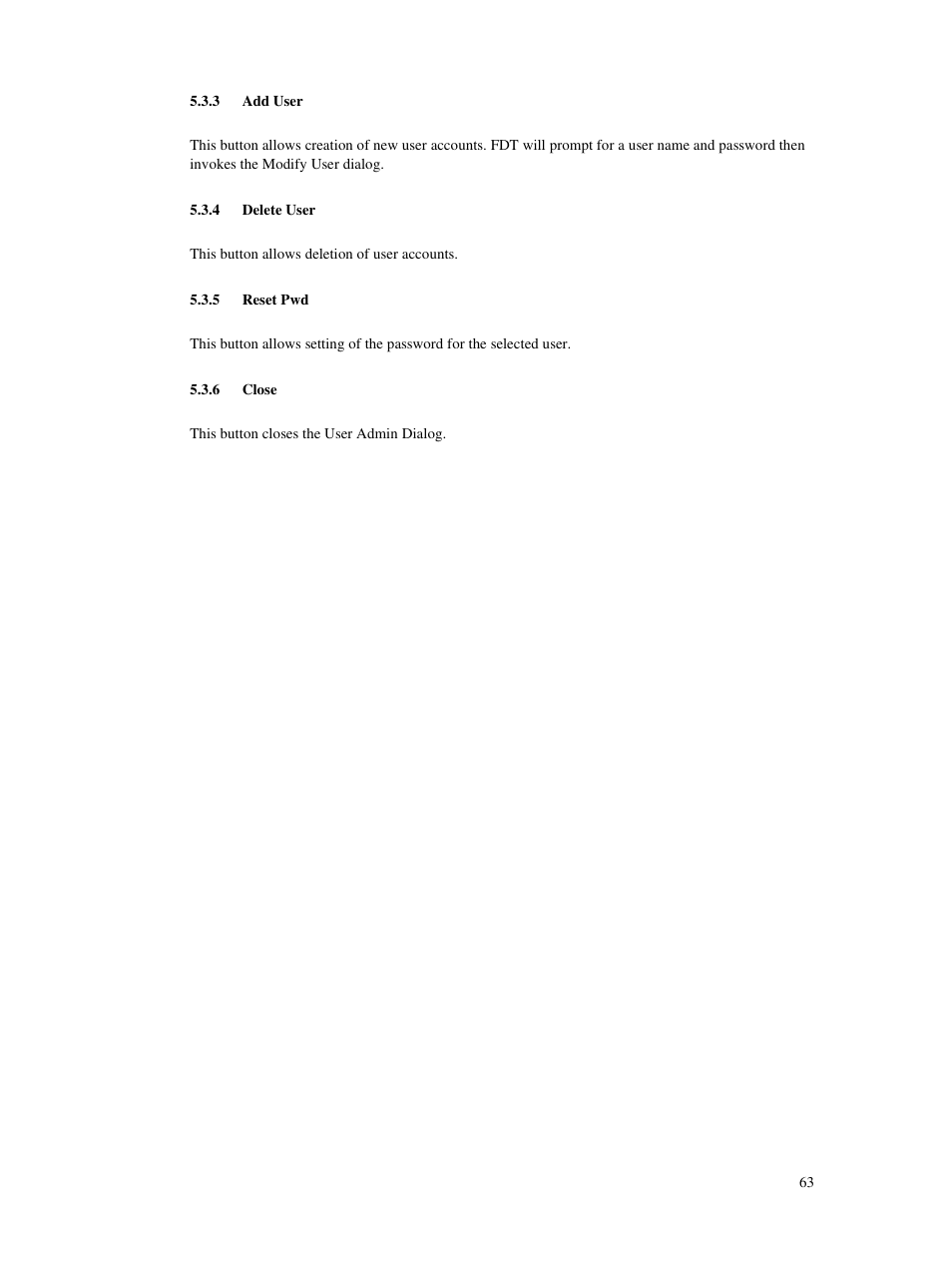 3 add user, 4 delete user, 5 reset pwd | 6 close | Renesas Single-Chip Microcomputer M306NKT3 User Manual | Page 79 / 147