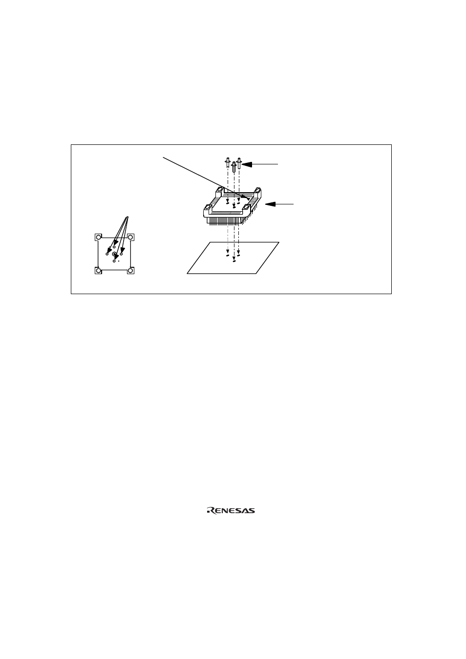 1installing ic socket, Figure 3 location setting of ic socket, 2soldering ic socket | Installing ic socket, Soldering ic socket | Renesas H8/3937 Series User Manual | Page 10 / 21