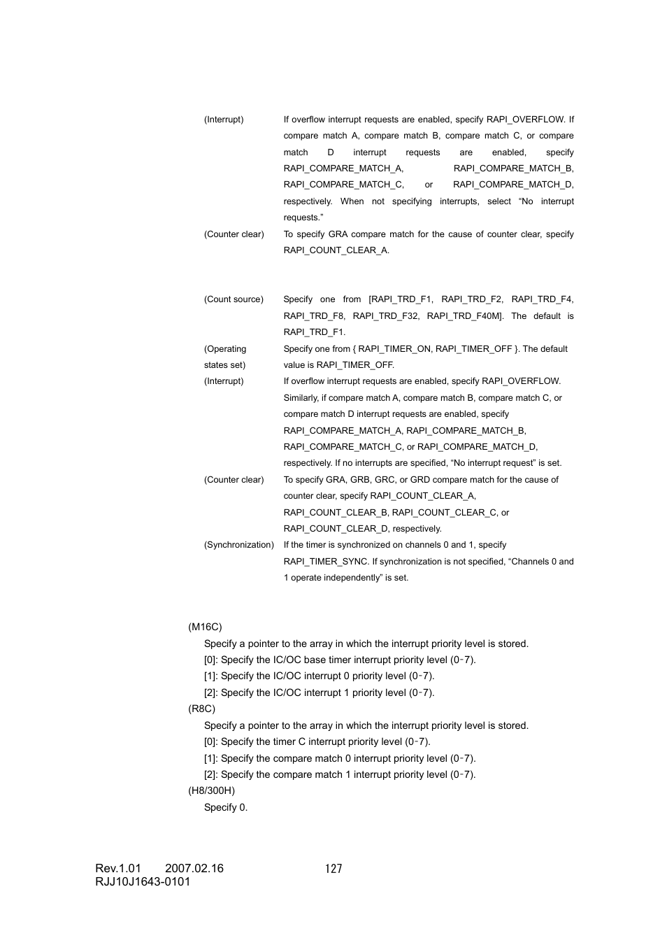 Renesas RJJ10J1643-0101 User Manual | Page 129 / 204