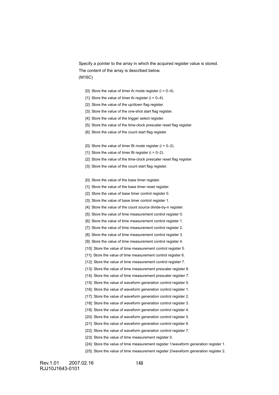 Renesas RJJ10J1643-0101 User Manual | Page 150 / 204