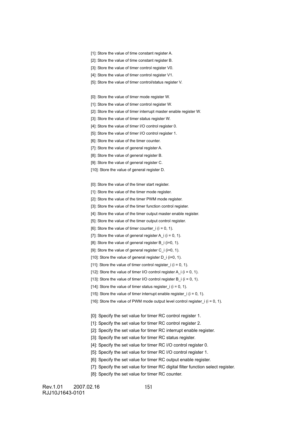 Renesas RJJ10J1643-0101 User Manual | Page 153 / 204