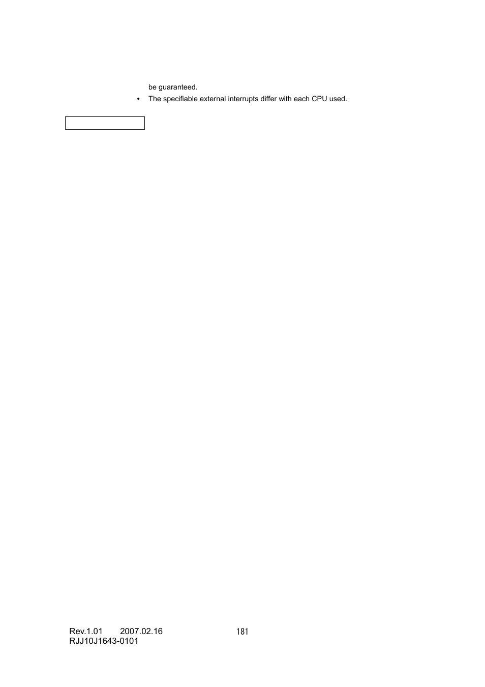 Renesas RJJ10J1643-0101 User Manual | Page 183 / 204