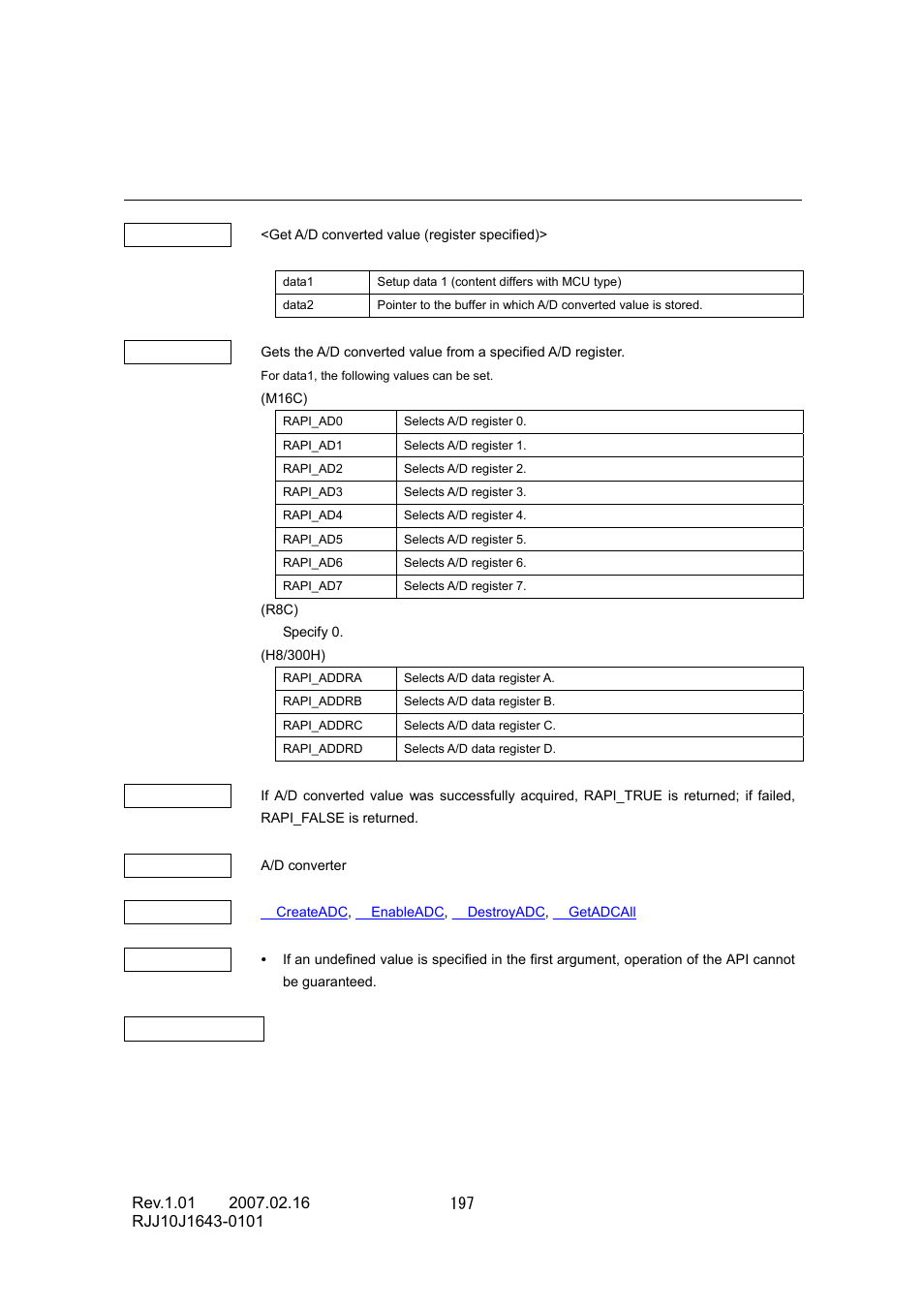 Renesas RJJ10J1643-0101 User Manual | Page 199 / 204