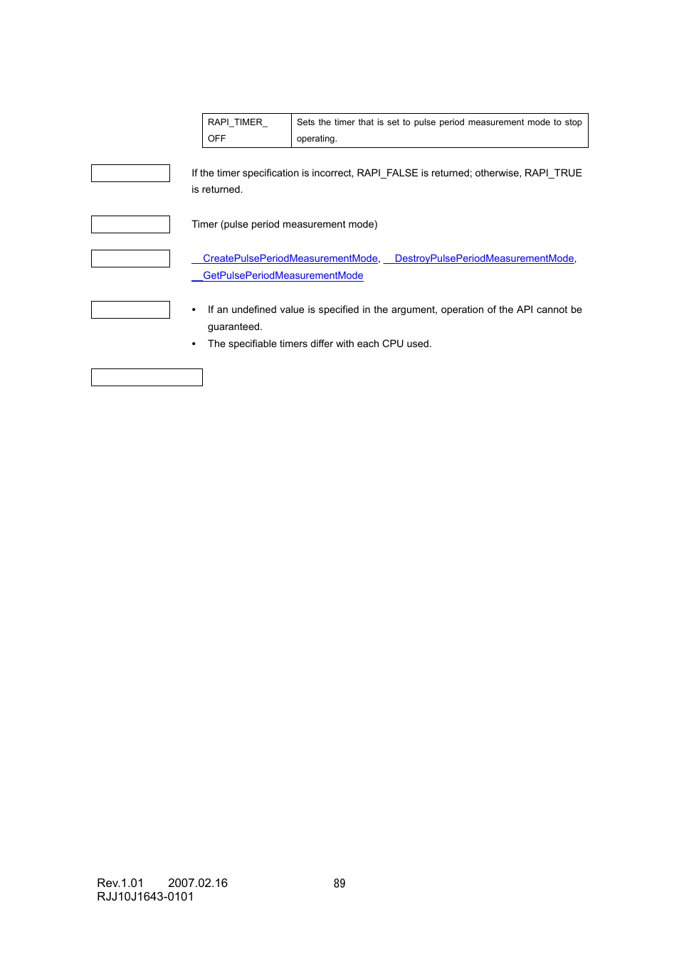 Renesas RJJ10J1643-0101 User Manual | Page 91 / 204