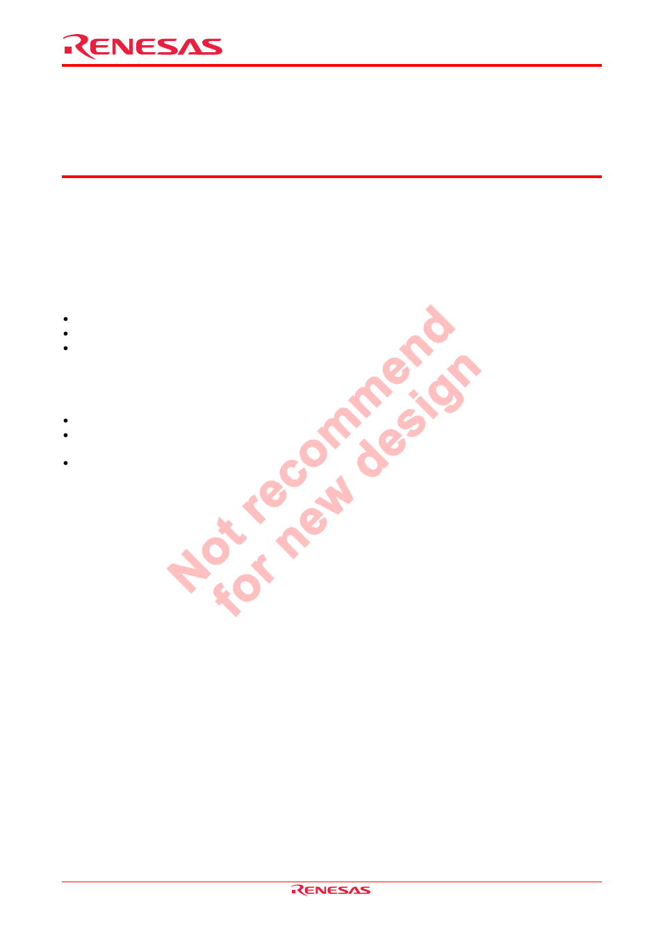 Renesas M52757FP User Manual | 7 pages