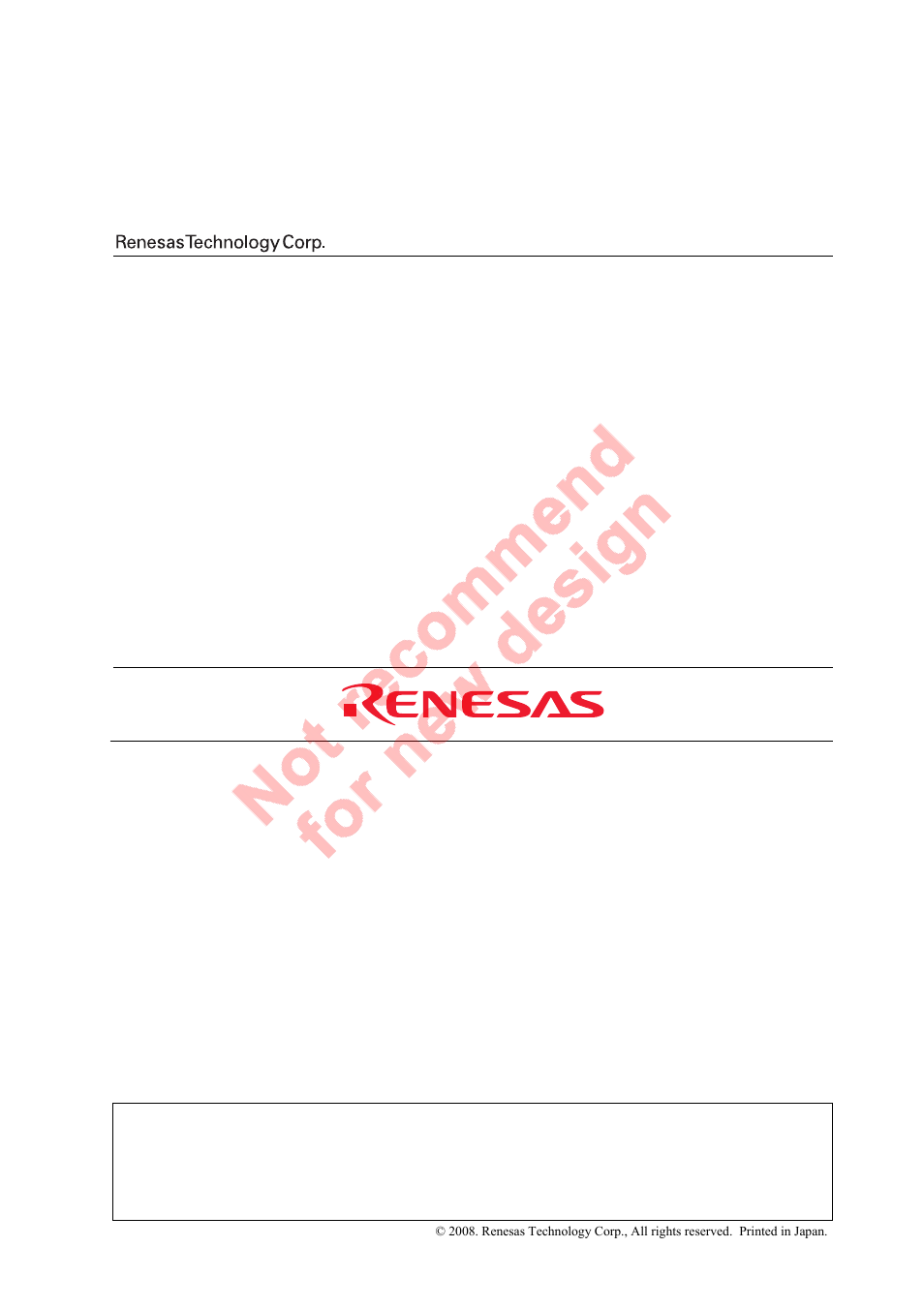 Renesas M52757FP User Manual | Page 7 / 7