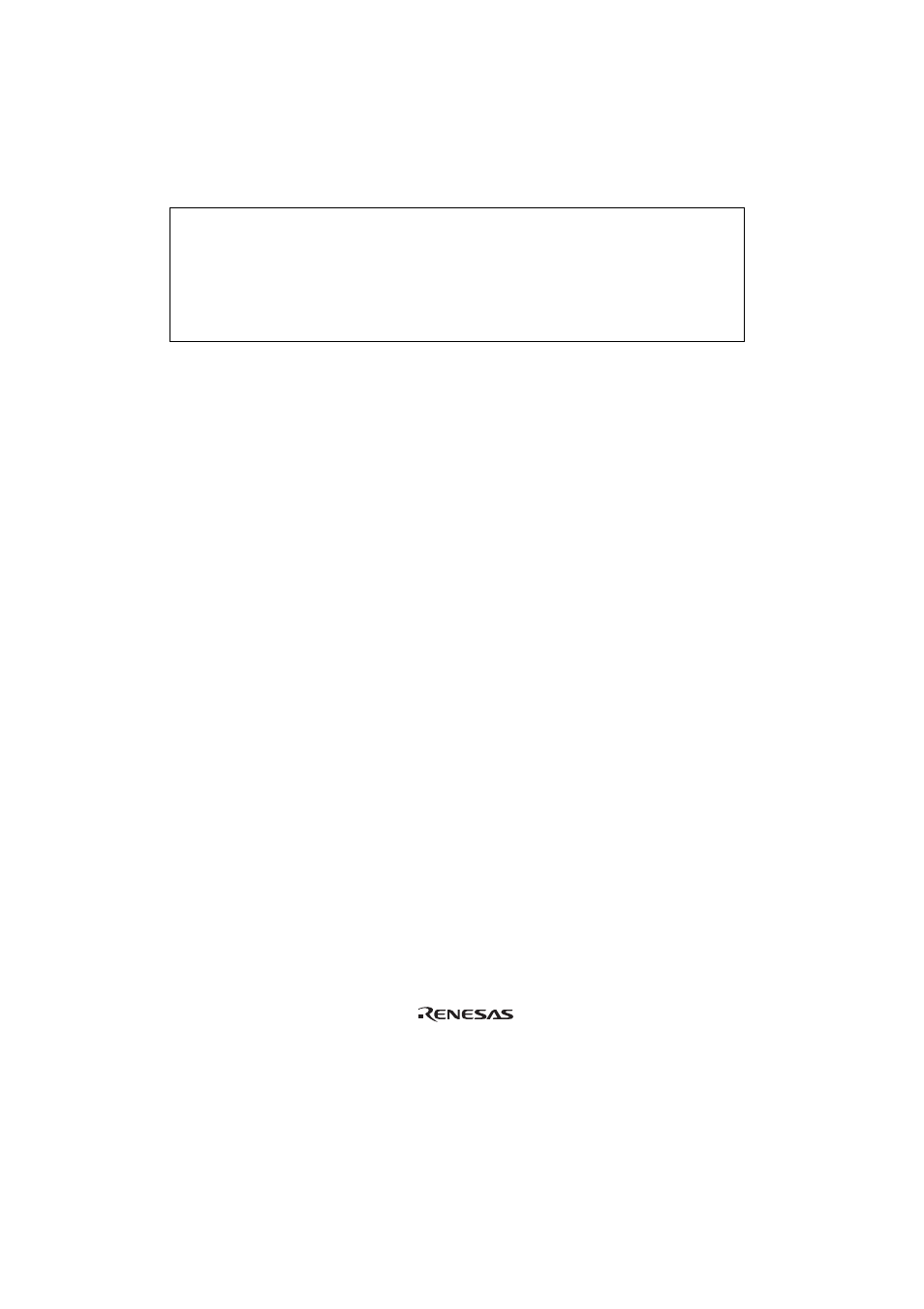 Section 1 configuration, Caution | Renesas H8/3001 User Manual | Page 7 / 22