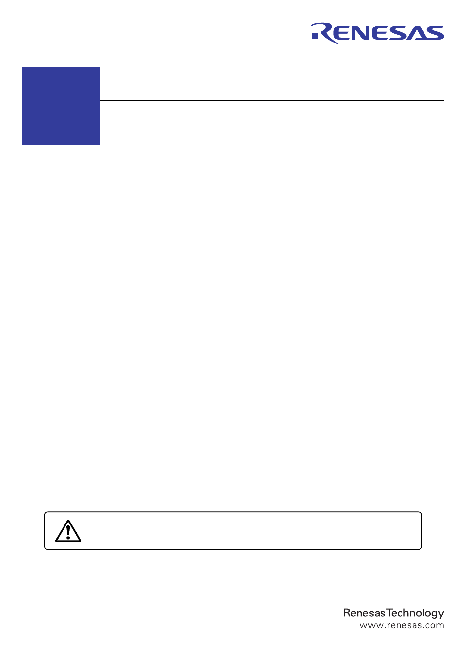 Instruction manual, Caution | Renesas Single-Chip Microcomputer M32180T2-PTC User Manual | Page 3 / 9